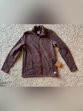 BNWT THE NORTH FACE Women’s Full-Zip Fleece Jacket in Maroon Size Small